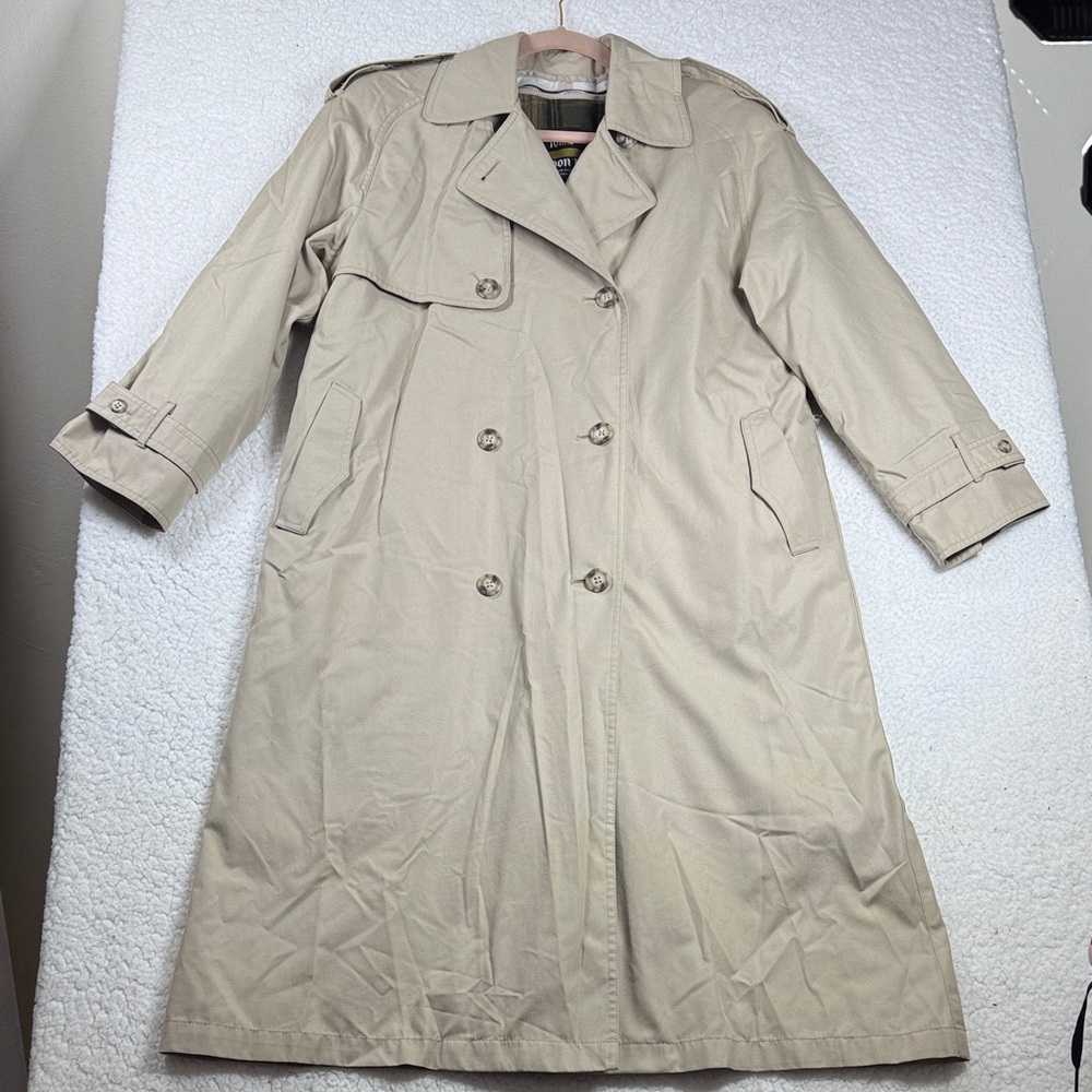 London Fog Beige Trench Coat
